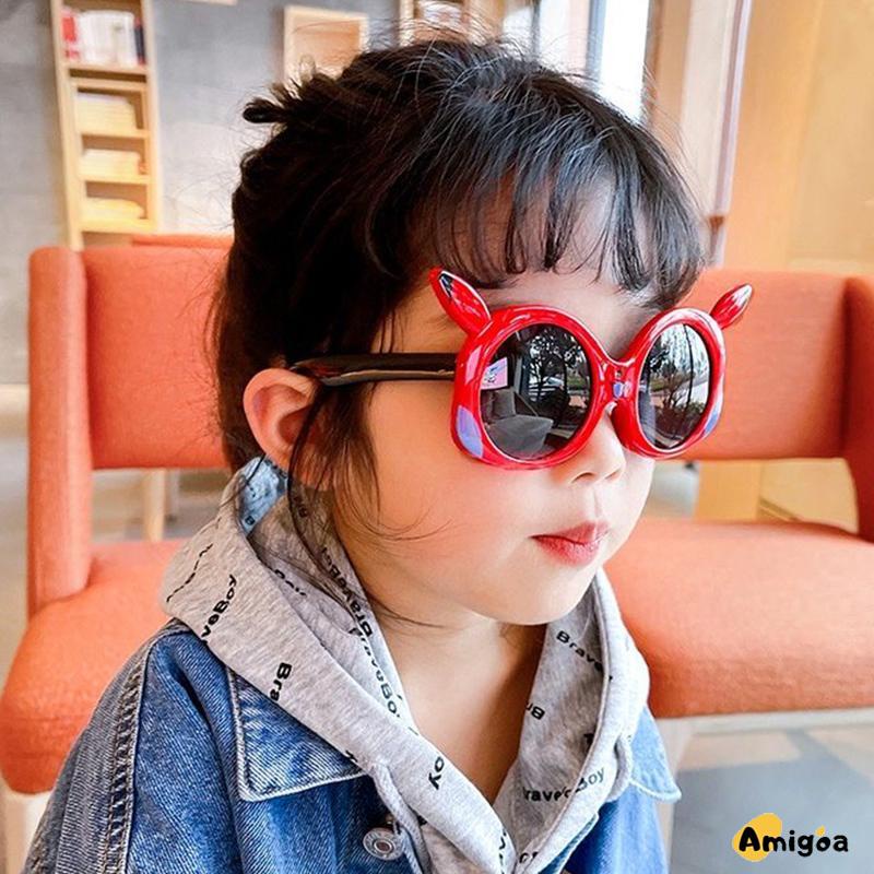 Kacamata Kartun Pikachu Kacamata Perlindungan UV Polarized Sunshade Anak-anak - AG2