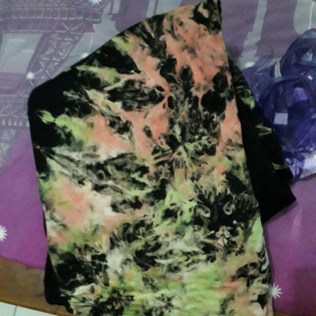 Pilih Warna Turis Disti Gamis Kaos Pelangi Tiedye Batik Td2