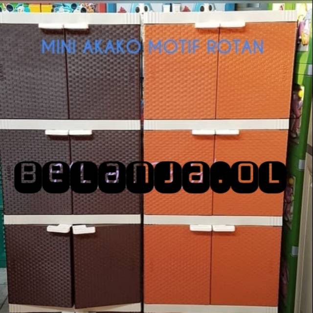 Lemari plastik akako mini susun 3