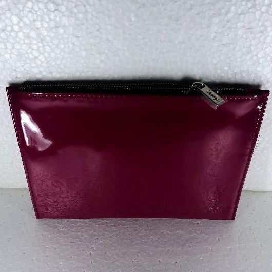 OriginaL Pouch Medium Flat YSL Beaute Vinyl Fuchsia Murah