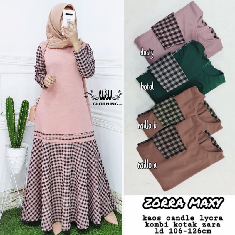 ZORA MAXY BAHAN LICRA KNIT BY W&W