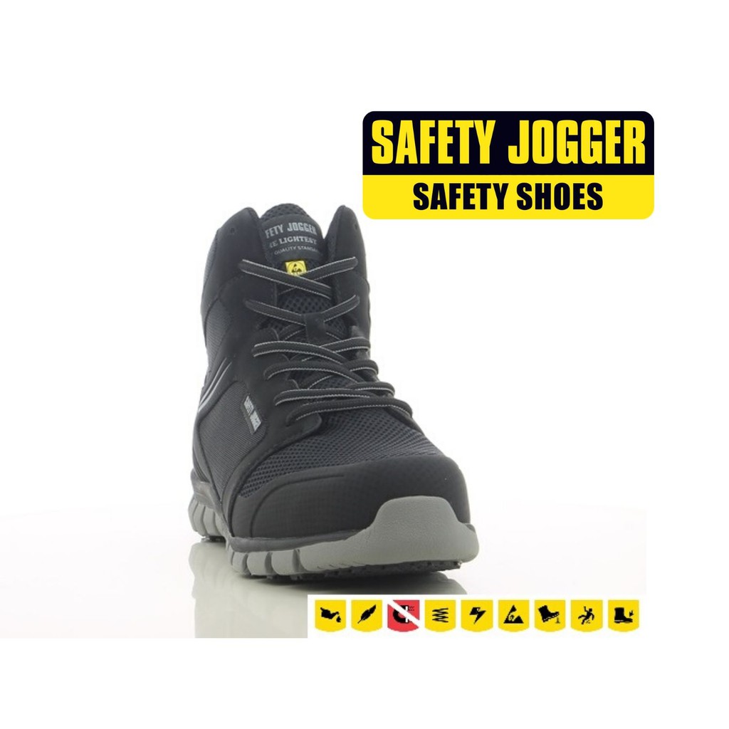 Sepatu Safety JOGGER ABSOLUTE BLACK S1P SRC ESD