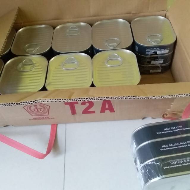 RANSUM TNI T2A/T2B/T2C (ECER UNTUK PEMBELIAN 1 KALENG SAJA) Exp 31 Juli 2021