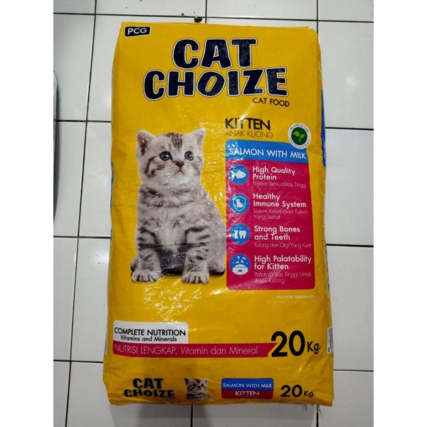 Cat Choize Kitten Salmon 20kg Makanan Kucing