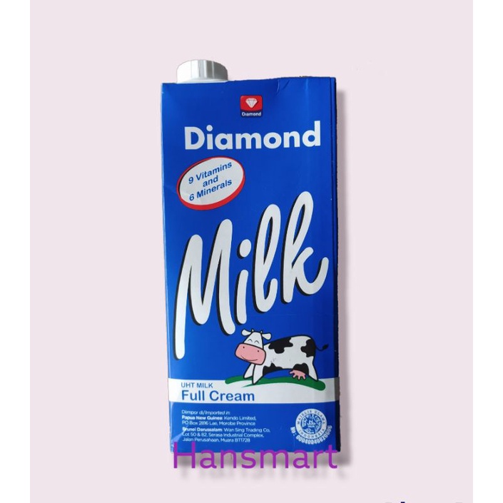 

Diamond Susu UHT Full Cream 1 Liter