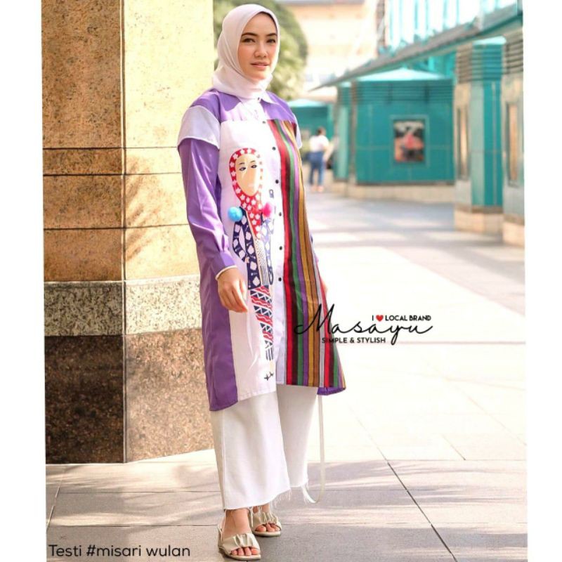 Tunik Keluarga Simbok Batik by masayu / Batik Lurik Kombinasi