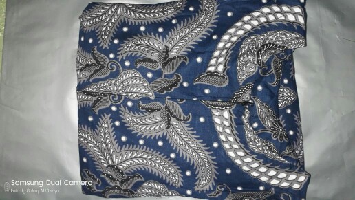 Gamis Batik Kombinasi Manggar Padi Sekar Cantik Kubis Kipas Daun Kupu Nadine Gendis