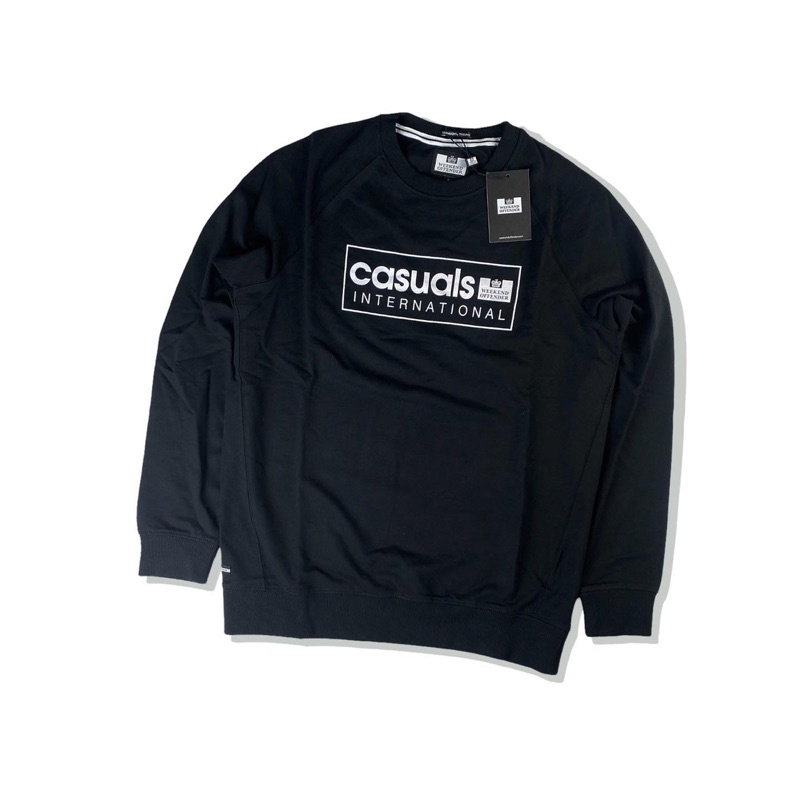 CREWNECK / SWEATER WEEKEND OFFENDER CASUALS INTERNATIONAL BLACK ORIGINAL