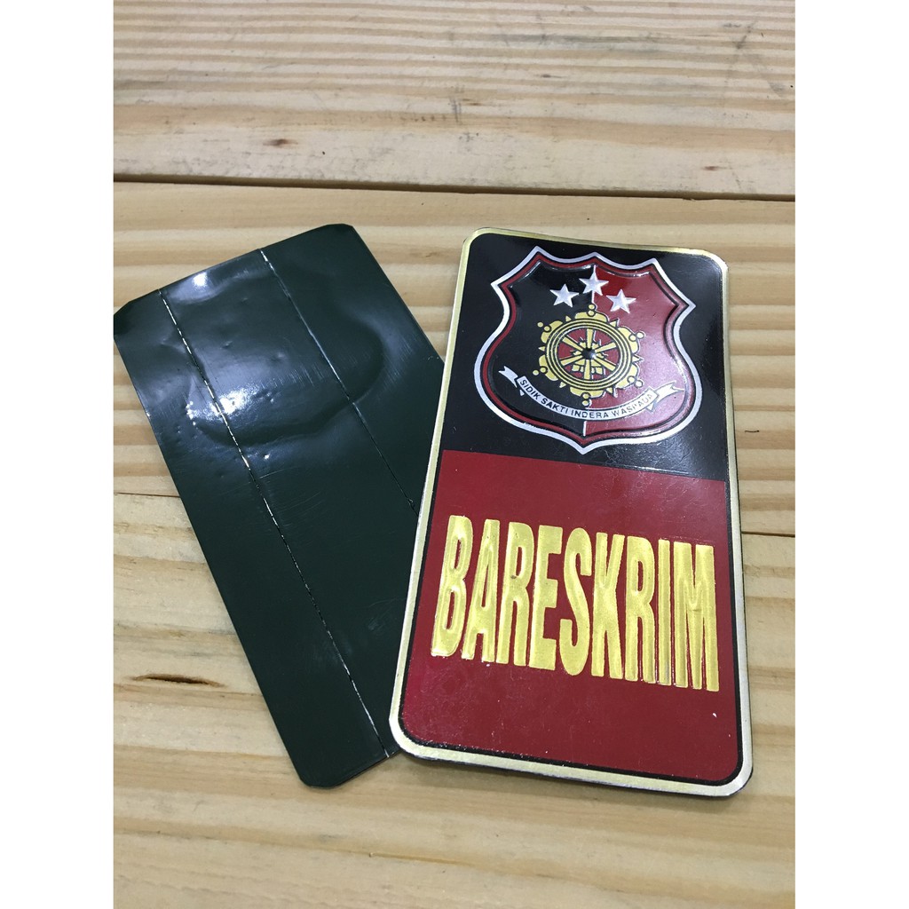 Sticker Bareskrim - Sticker Plat Bareskrim - Stiker Bareskrim