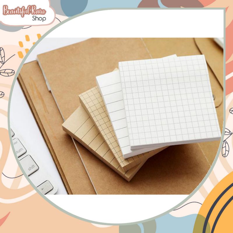 

[BeautifulRain] SIMPLE Memo Sticky Notes Plain Paper