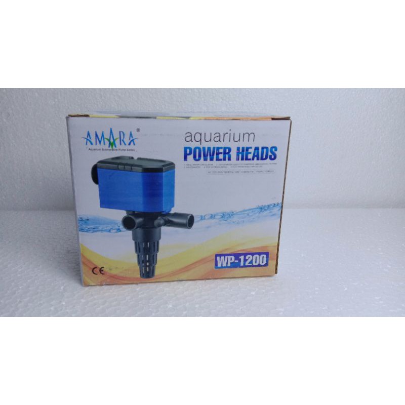 ph 1200 power head water pump pompa air aquarium ikan tawar laut