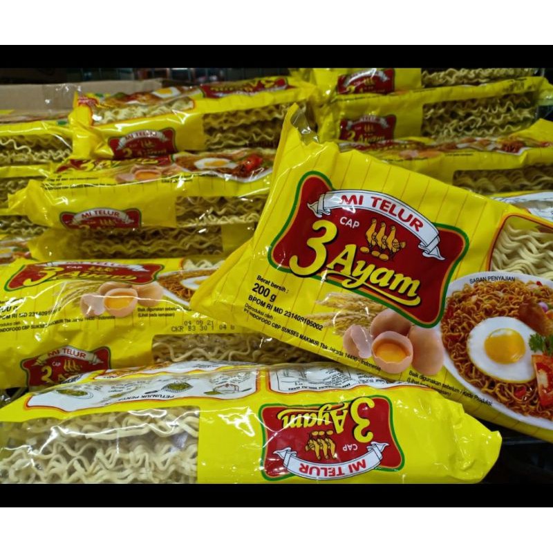 

Mie Telor cap 3 Ayam