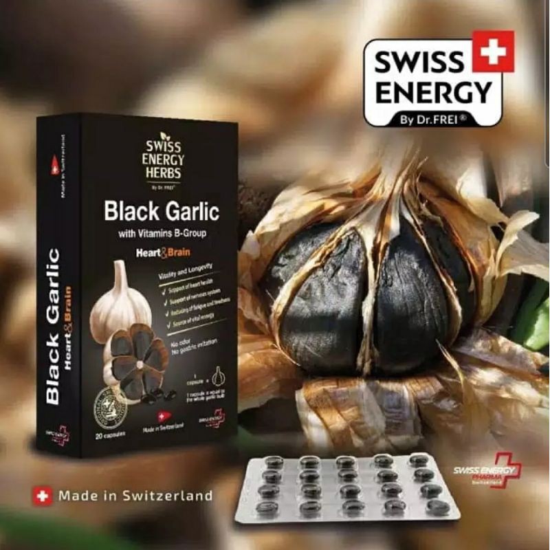 Jual Black Garlic Swiss Energy Herbs by Dr. Frei Shopee Indonesia