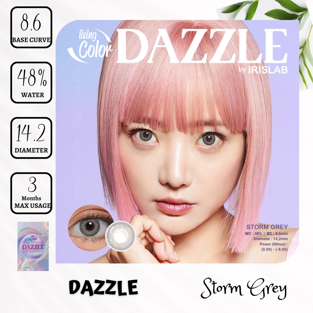 SOFTLENS LIVING COLOR - DAZZLE MINUS - 3.00 S.D - 8.00 | DIA 14,2 MM