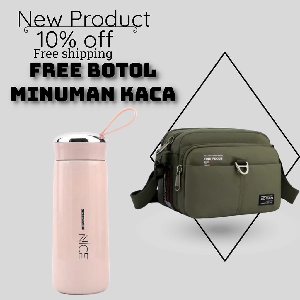 Tas Selempang MEIJIE-1 Pria Bisa Wanita Tas Fashion FLASE.ID OFFICIAL New Model 2022 HOT PRODUK GRATIS ONGKIR BAYAR DITEMPAT