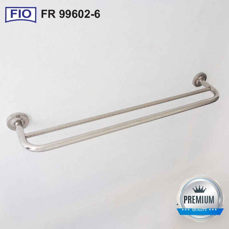 rak handuk fiorentino 2 baris stainless tebal PROMO TERMURAH