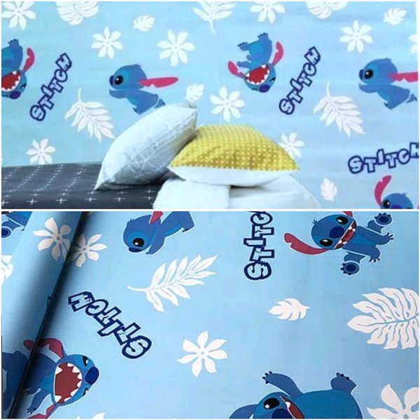 Wallpaper Dinding Motif Stitch