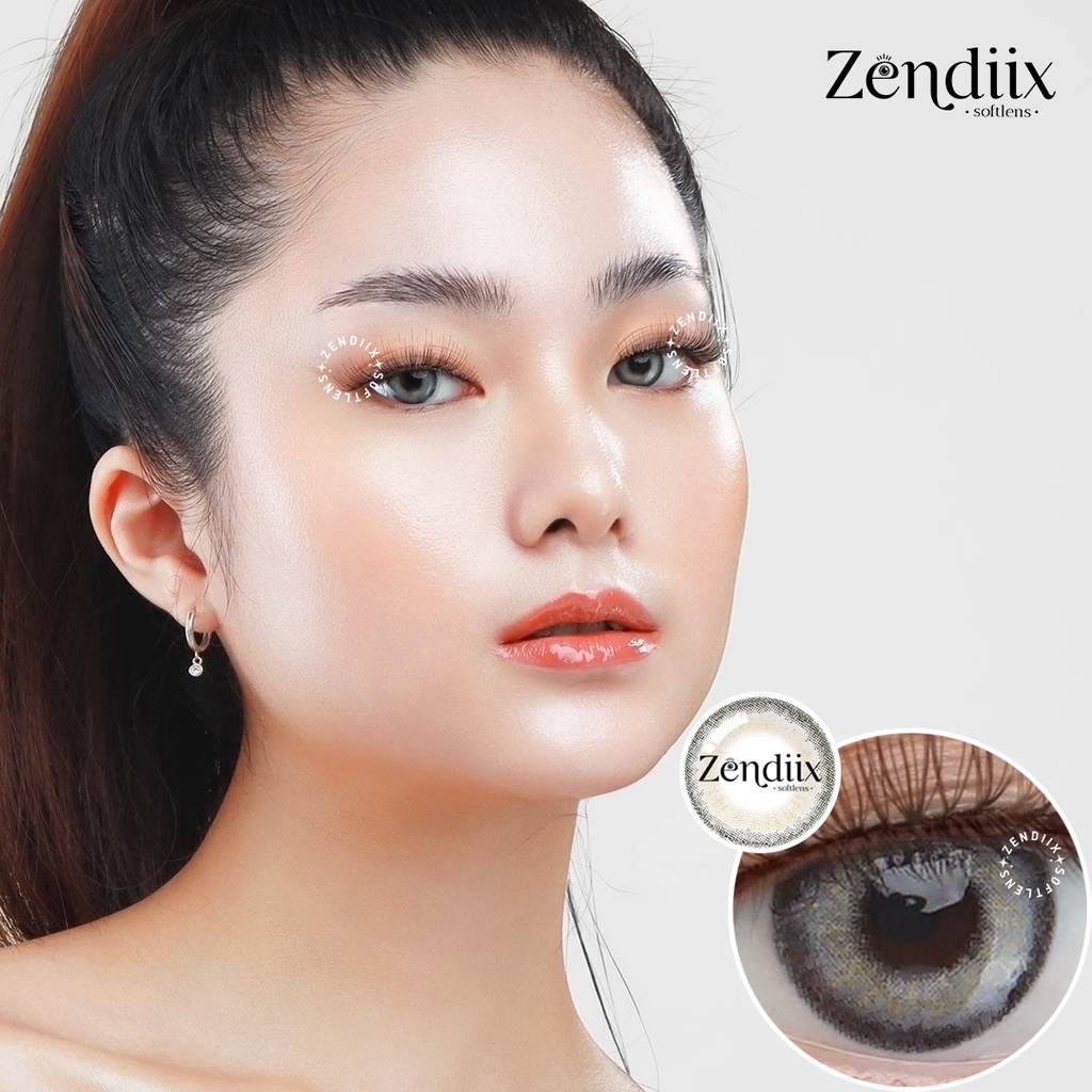 Softlens DNA Warna TAYLOR GREY 14.5mm Normal Minus