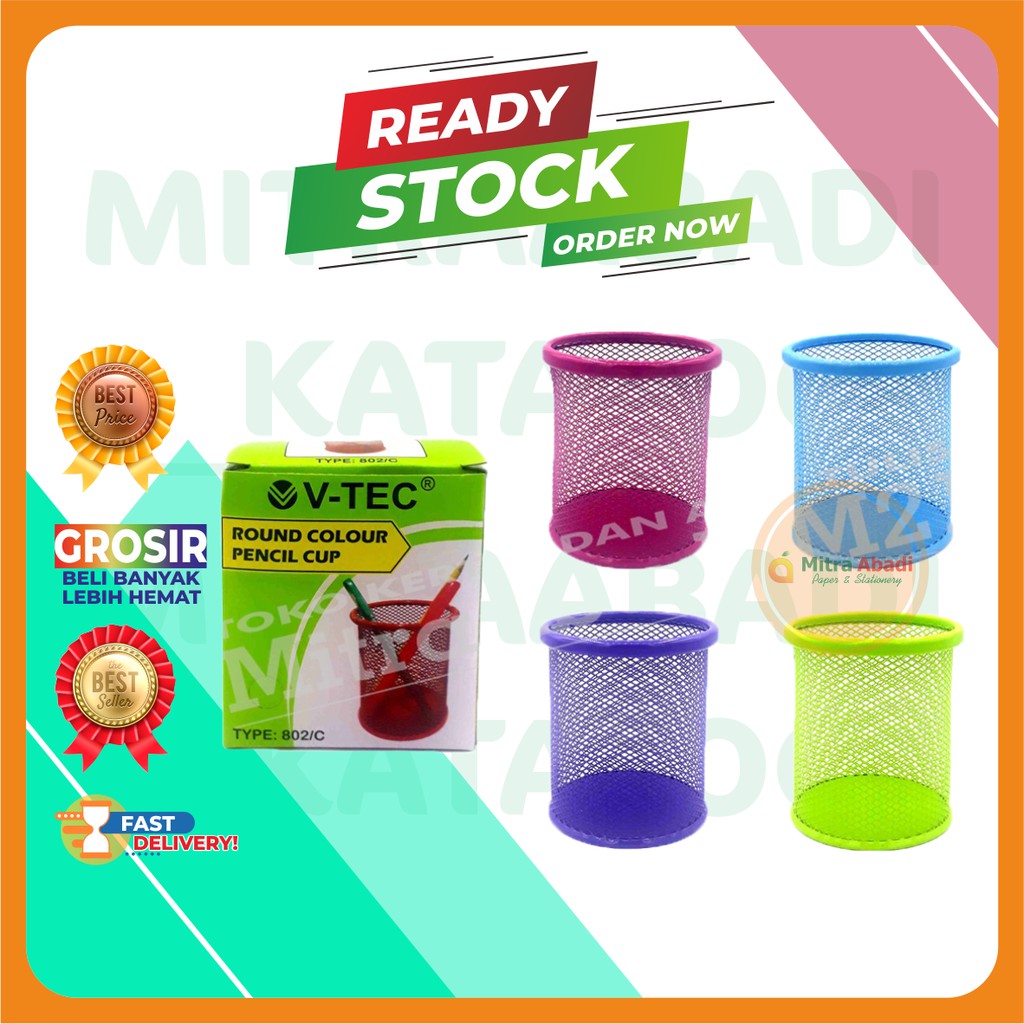 

DESK PEN VTEC VT802C/TEMPAT PULPEN/ PENSIL CUP