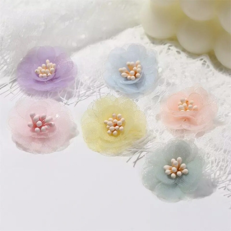 aplikasi bunga sifon mini 2,5cm