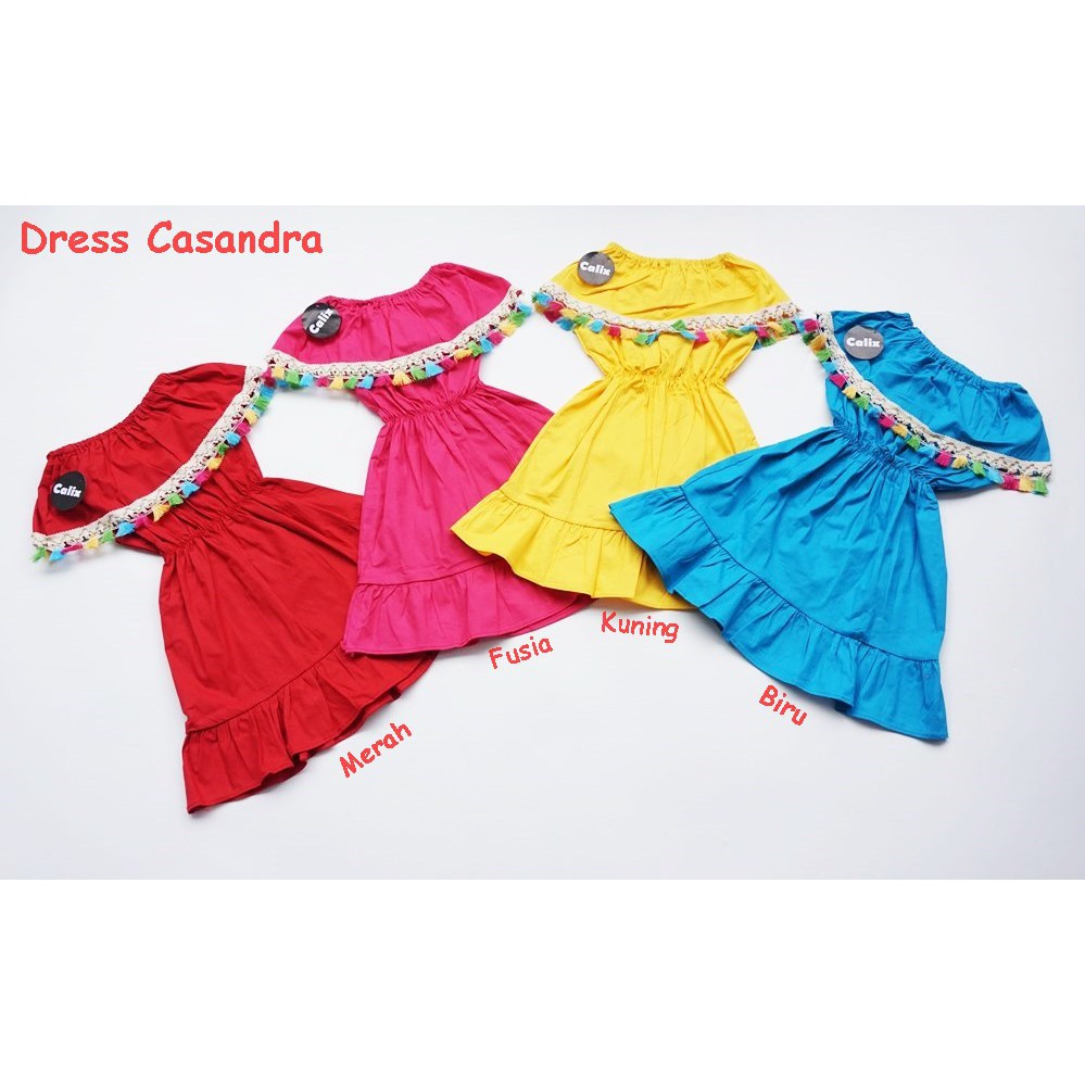 Dress Casandra Katun 1-3thn