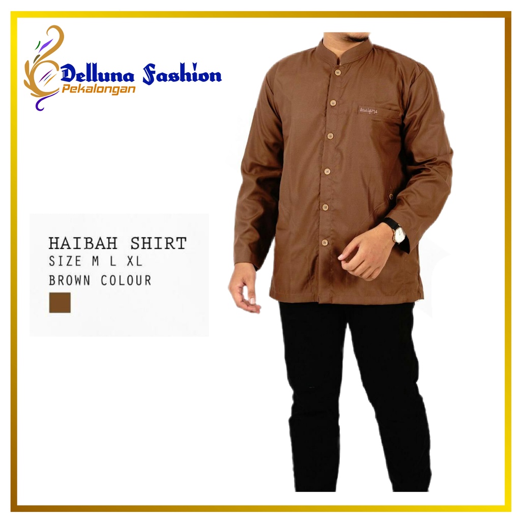 Baju Koko Haibah Dewasa || Baju Koko Dewasa || Baju Koko Toyobo || Terbaru