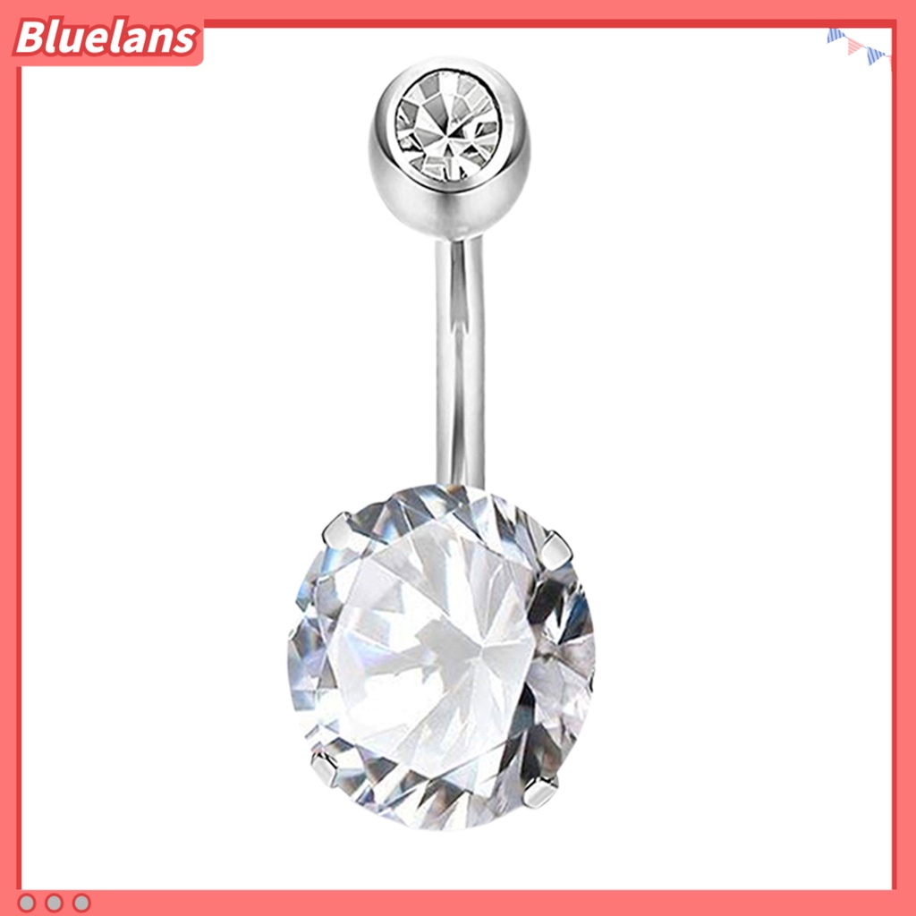 Bluelans Navel Ring Cute Comfortable Smooth Surface Navel Body Jewelry Piercing