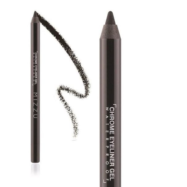 ➳ MIZZU CHROME EYELINER GEL HITAM PENSIL EYELINER WATERPROOF ✼