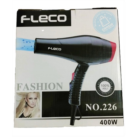 Hairdryer Fleco 226 / Pengering Rambut Ionic / Hairdryer Beauty Salon Haircare / Pengering Rambut Fleco - 400 Watt / Hairdryer Panas Dan Dingin Multifungsi