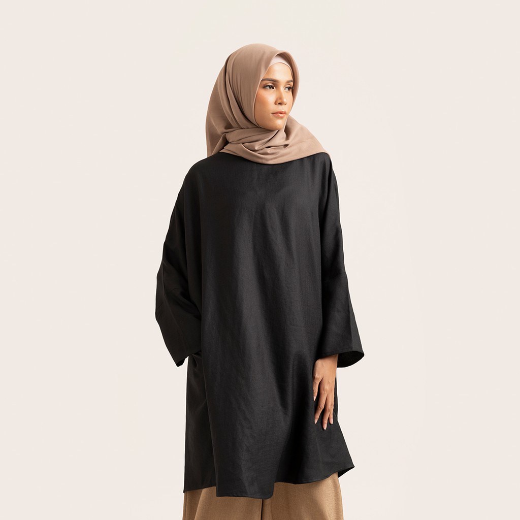 MEISSA TUNIC CHARCOAL - KAMIIDEA