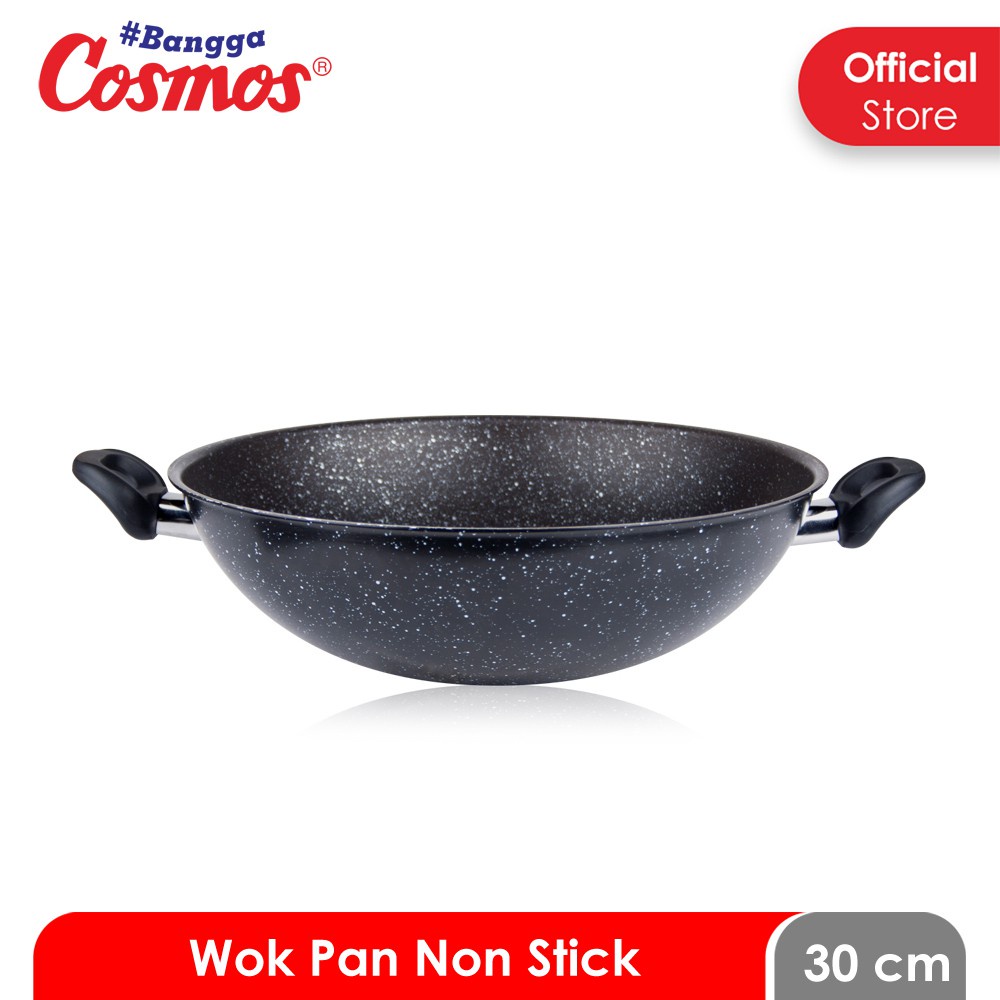 Cosmos Marble CW 30 MB F - Wok Pan Non Stick 30 cm
