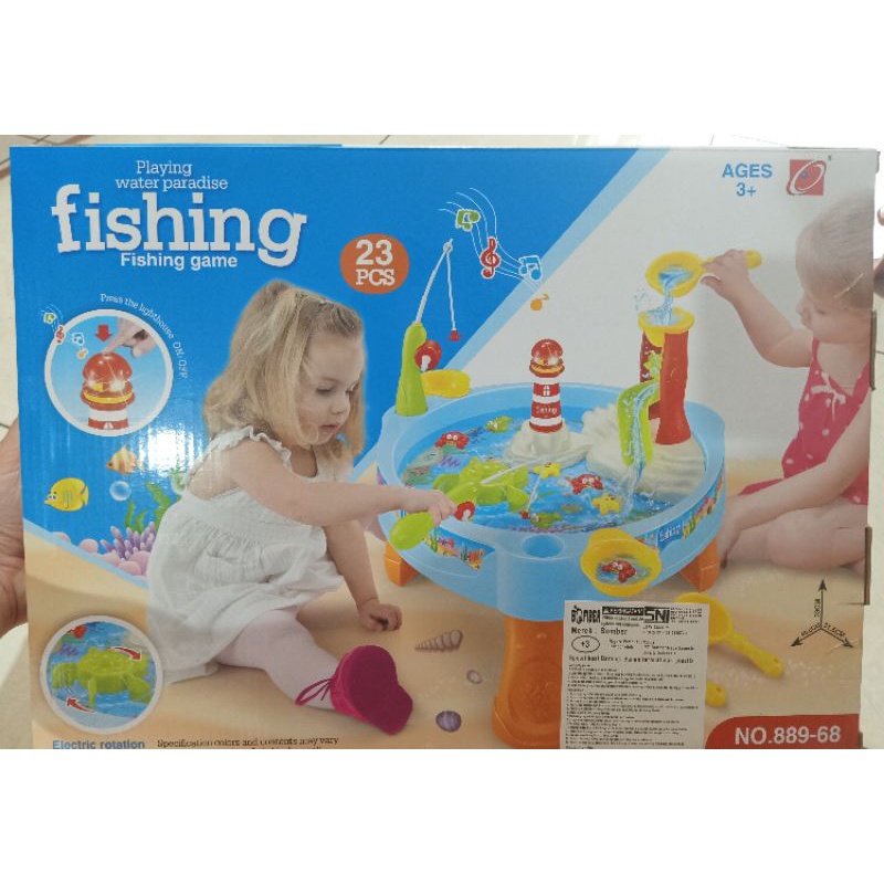 Mainan pancing ikan Playing water paradise fish Mainan pancing ikan isi air
