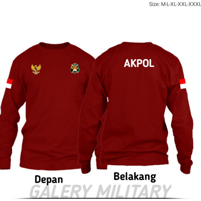 Kaos lengan panjang new desain-AKPOL
