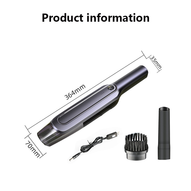 Wireless Car Vacuum Cleaner Portable / Vakum Penyedot Debu Mobil