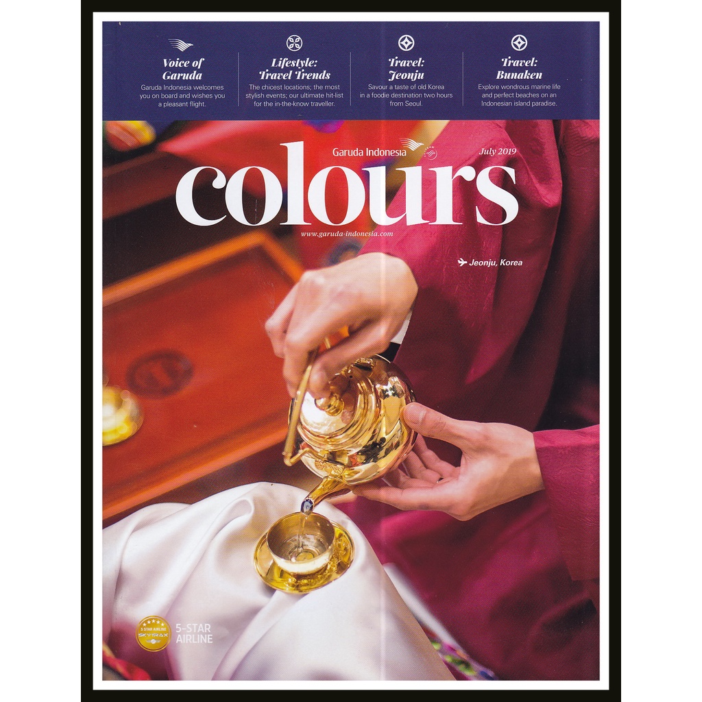 MAJALAH COLOURS - GARUDA INDONESIA - JULY 2019