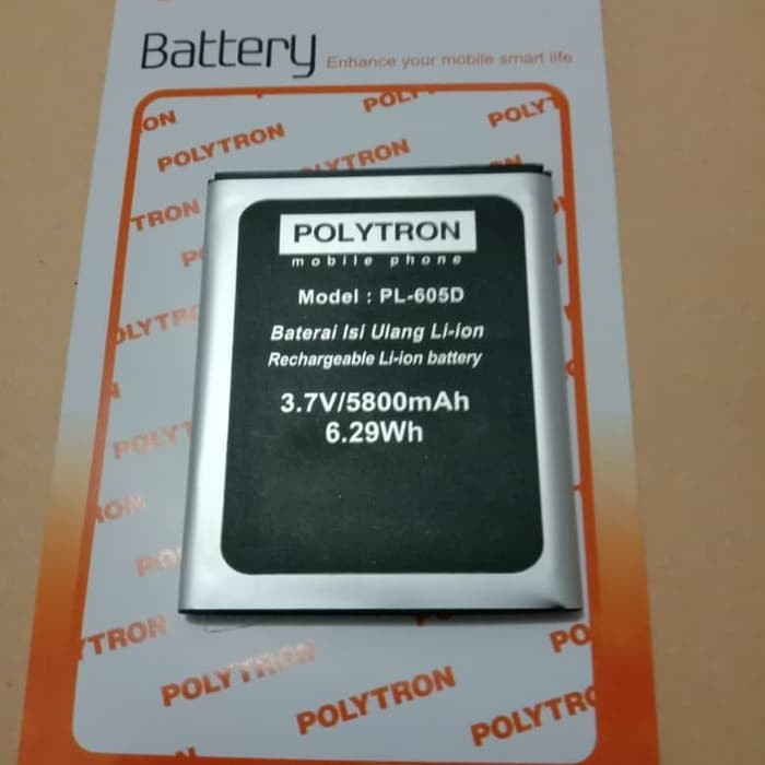 DISKON BATRE BATERAI POLYTRON R2457 /R2452 PL-605D PL-6Q5A ROKET S2/S1
