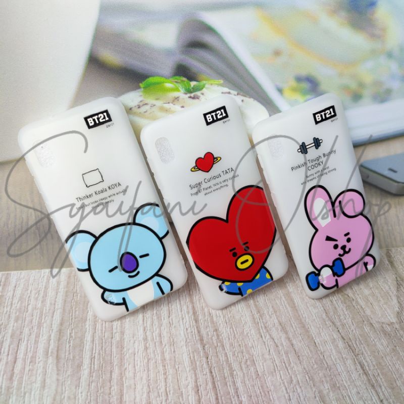 Case BT21 Samsung A10 / Galaxy A10 / SM-A105F / SM-A105G / SM-A105M / SM-A105FN Softcase Karakter Lucu