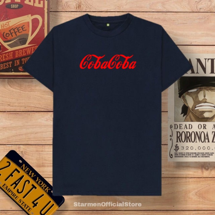 Kaos Distro Unisex COBA COBA  Katun Combed 30s / sablon polyflex /polyflex premium / Pakaian Pria Wanita Atasan Cowok Cewek /kaos kekinian / kaos viral / tshirt tumbrl tee basic /SIZE M , L , XL , XXL / kaus oblong oversize kaos murah best seller ready