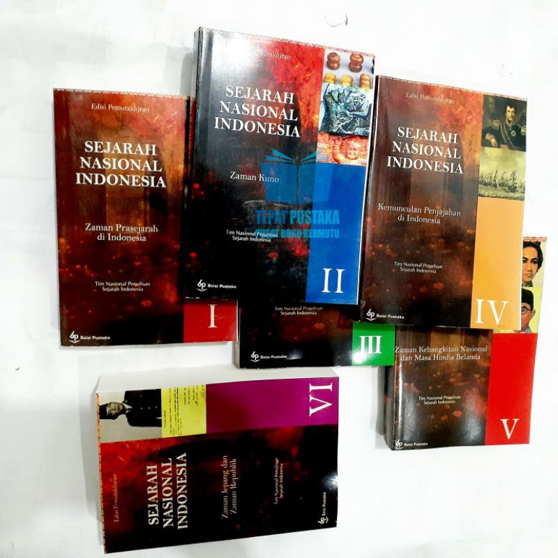 Buku Sejarah Nasional Indonesia Full Sett Jilid 1 6 Sni Shopee Indonesia