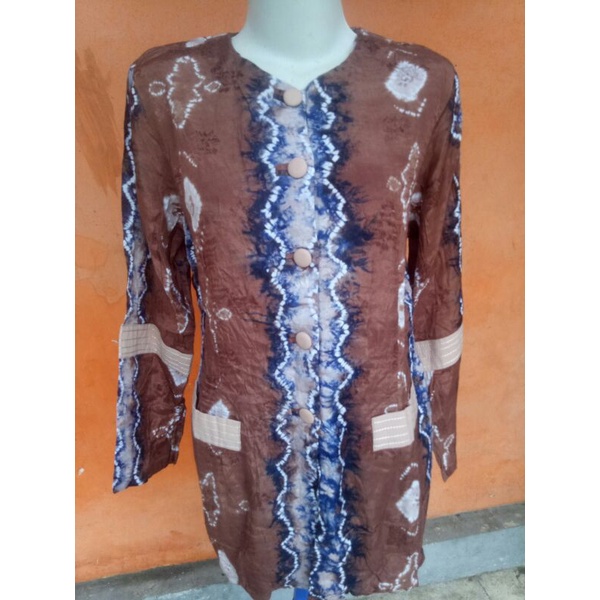 Atasan batik katun silk sutra motif pl edition