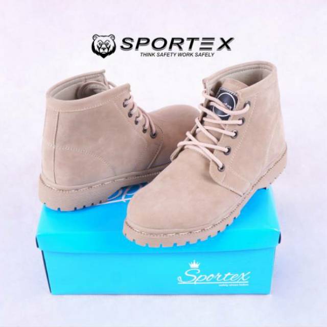 Sepatu Safety WANITA ujung besi type DM SUEDE by sportex