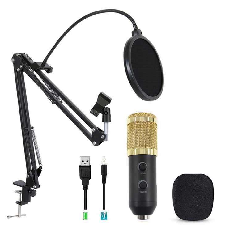 Microphone Condenser Recording Karaoke Adjustable Bracket Arm Stand Tf