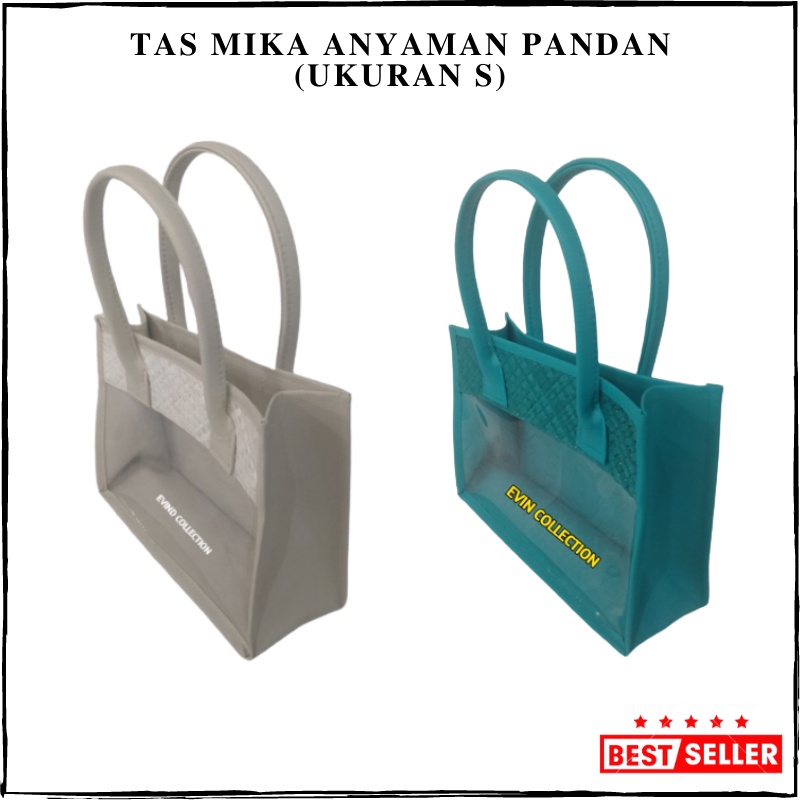 Tas Mika Anyaman Pandan (Ukuran S) Tas Hampers Tas Parcel Anyaman