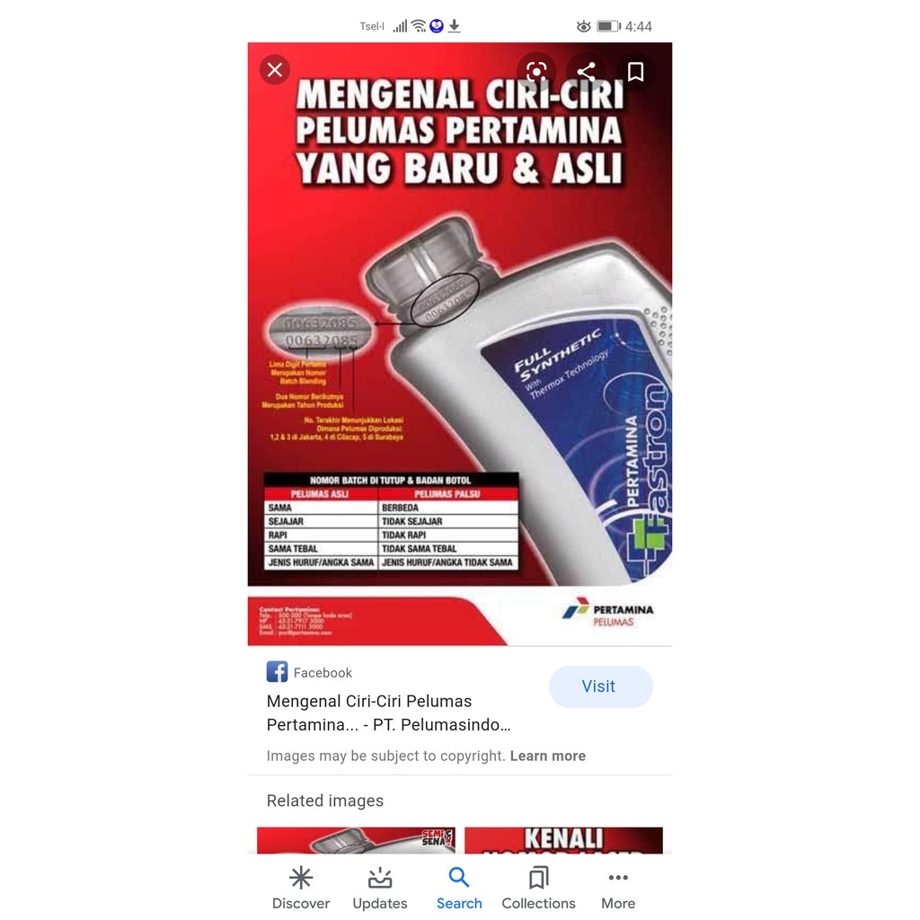 Oli Matik Enduro Matic G 800 ML Oli Motor Pertamina