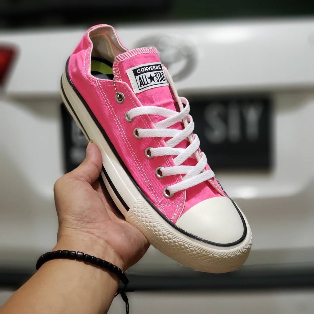 3.3 SALE [GRADE ORIGINAL] SEPATU CONVERSE ALLSTAR LOW PEACH GREEN YELLOW PREMIUM