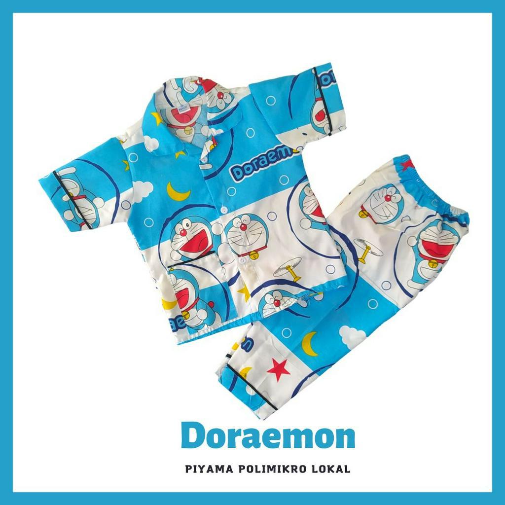 Piyama Katun Polimikro Tanggung Usia 5 - 12 Tahun //Piyama Tanggung Murah // Piyama Karakter Tanggung //  Katun Mikro Tanggung