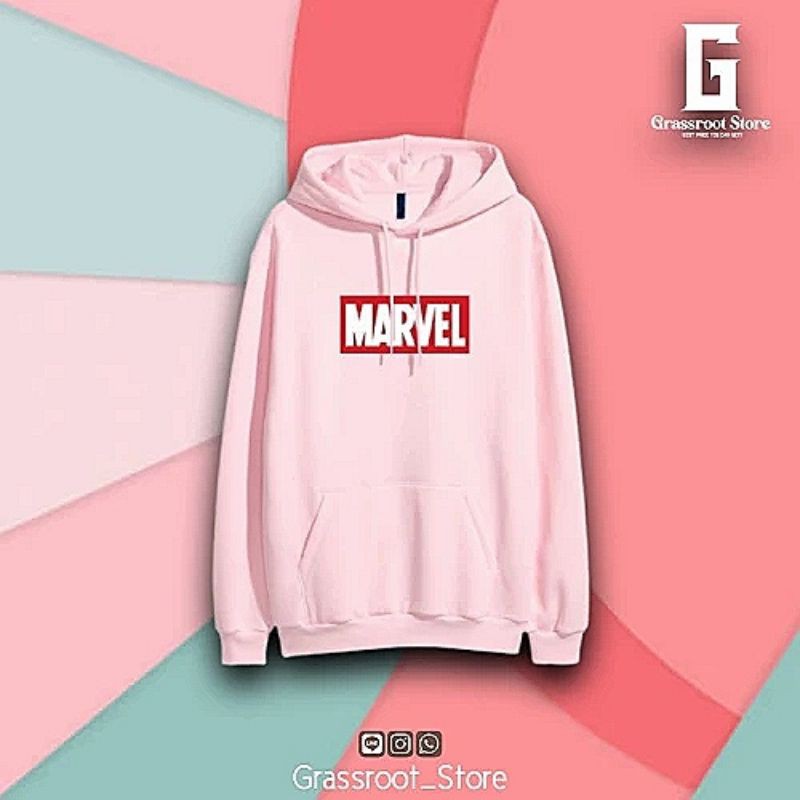 Hoodie H&M Marvel Pink Original