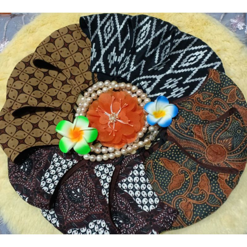 masker batik 3 ply edisi paket random