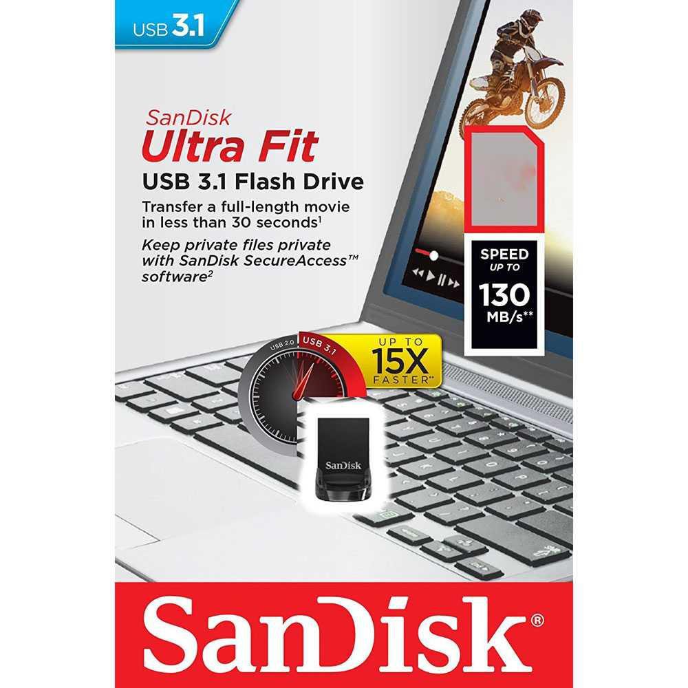 Sandisk Ultra Fit USB 3.1 Flashdisk - SDCZ430 ( Mughnii )