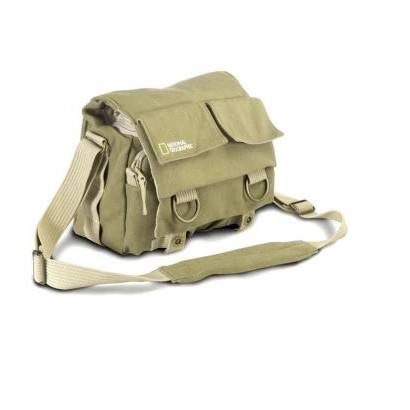 Tas Kamera Selempang DSLR National Geographic Canvas Bag - NG2345 - Khaki